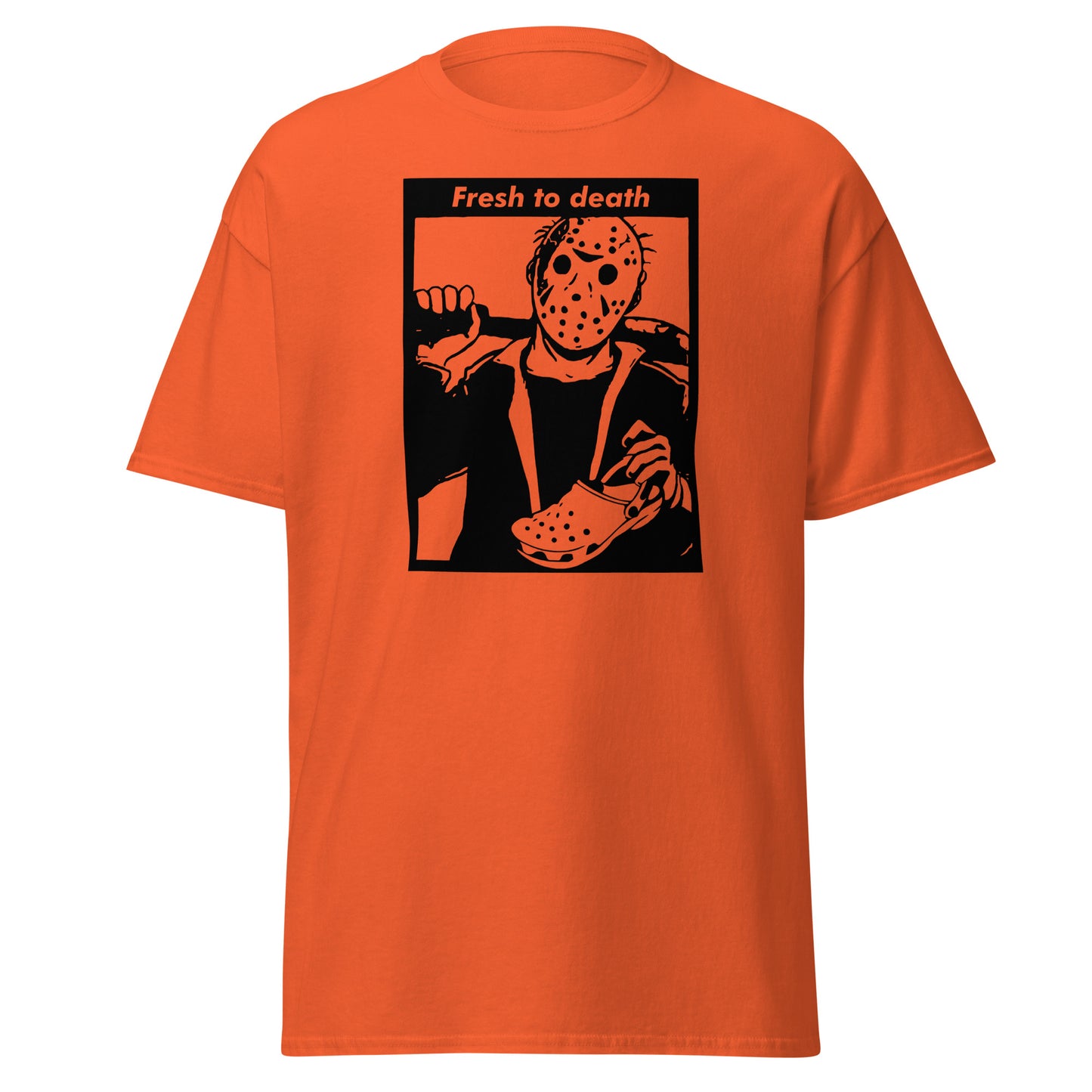Jason Fresh To Death Tee Orange Black