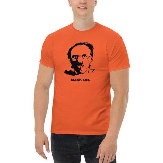 Hannibal Mask On Tee Orange Black