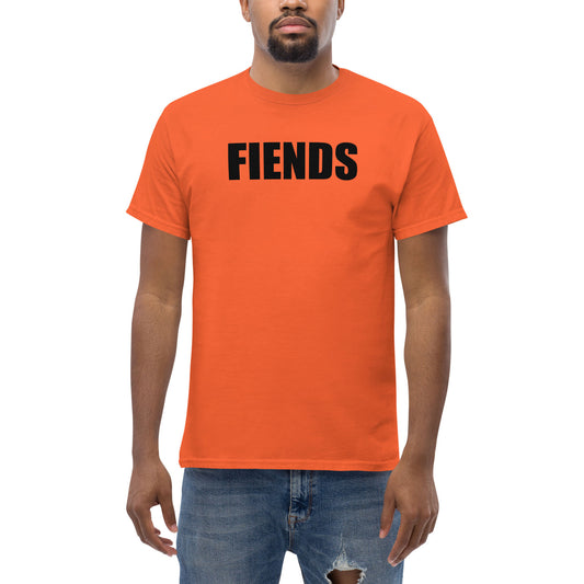 Fiends Tee Orange Black