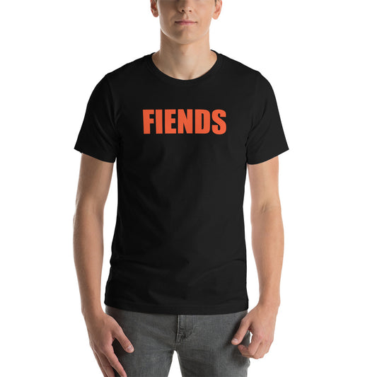 Fiends Tee Black Orange