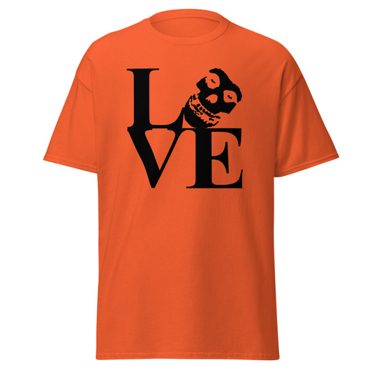 Love Skull Tee Orange Black