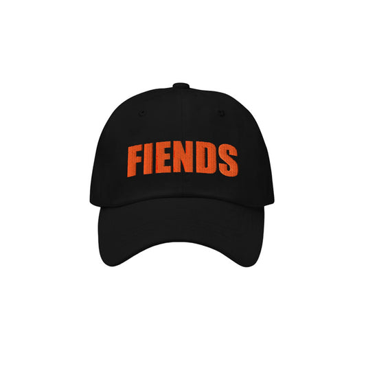 Fiends Dad Hat Black Orange