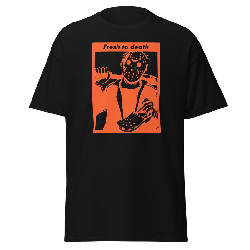 Jason Fresh To Death Tee Black Orange