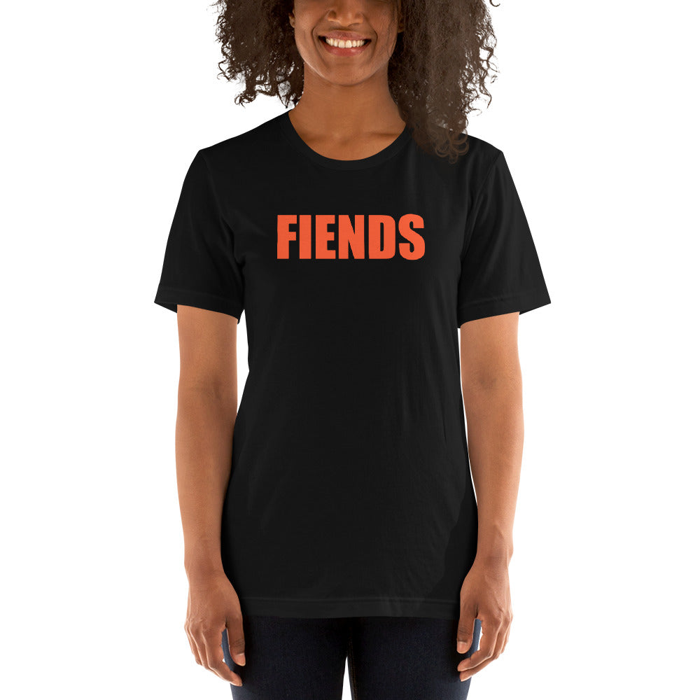 Fiends Tee Black Orange